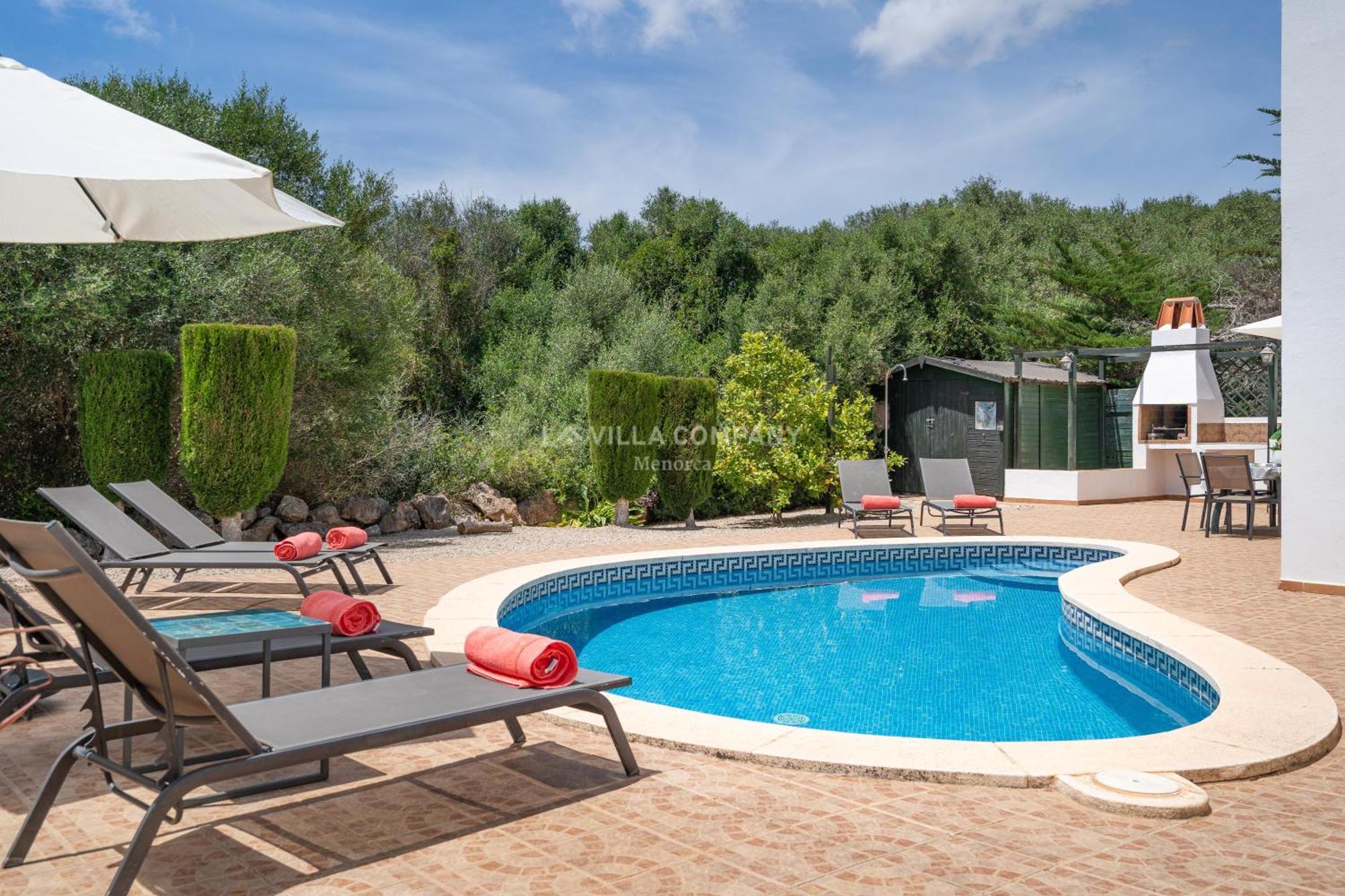 Villa Sylvia Cala En Porter  エクステリア 写真