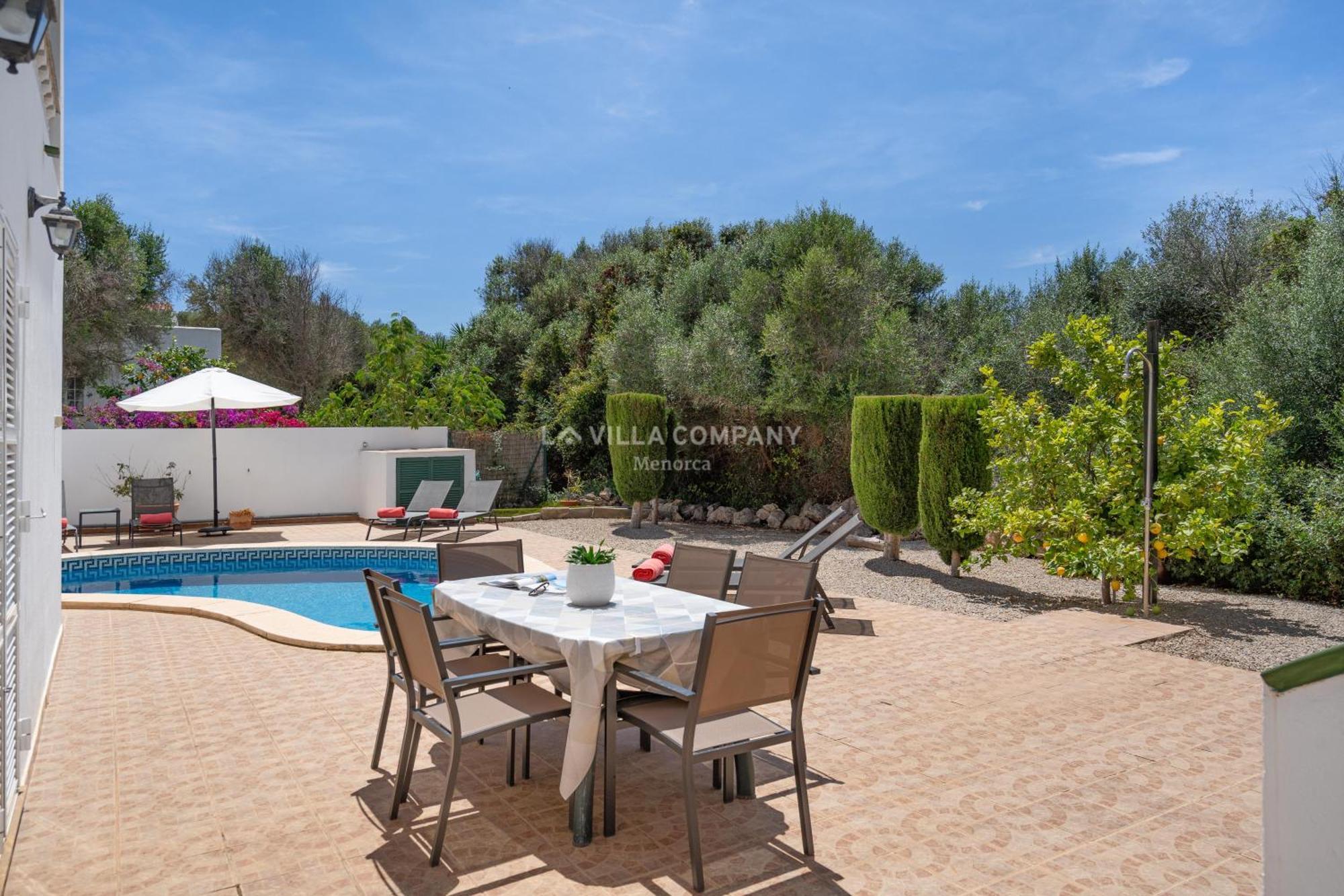 Villa Sylvia Cala En Porter  エクステリア 写真